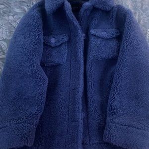 Blue large very warm jacket